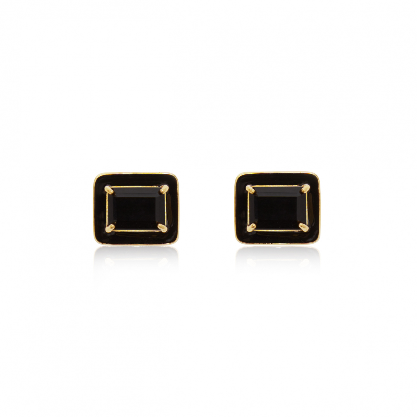 Iris Ohrringe black onyx