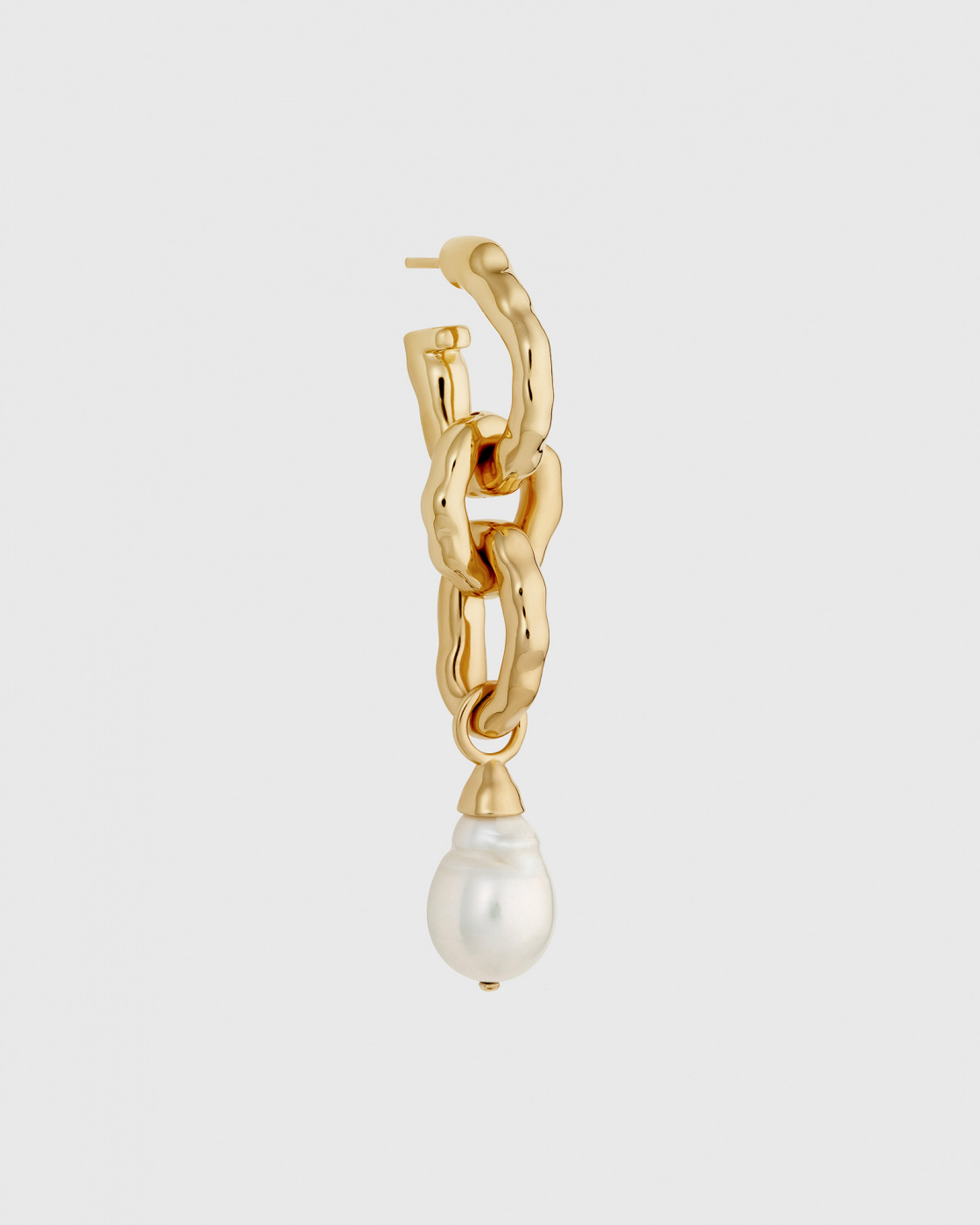 Mary Long Single Earring Gold