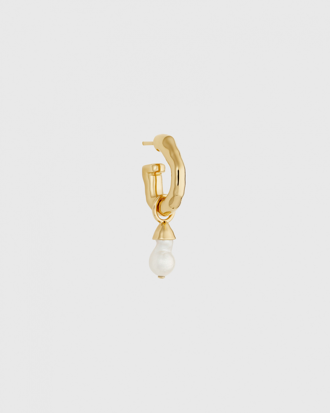 Mary Short Single Earring Gold