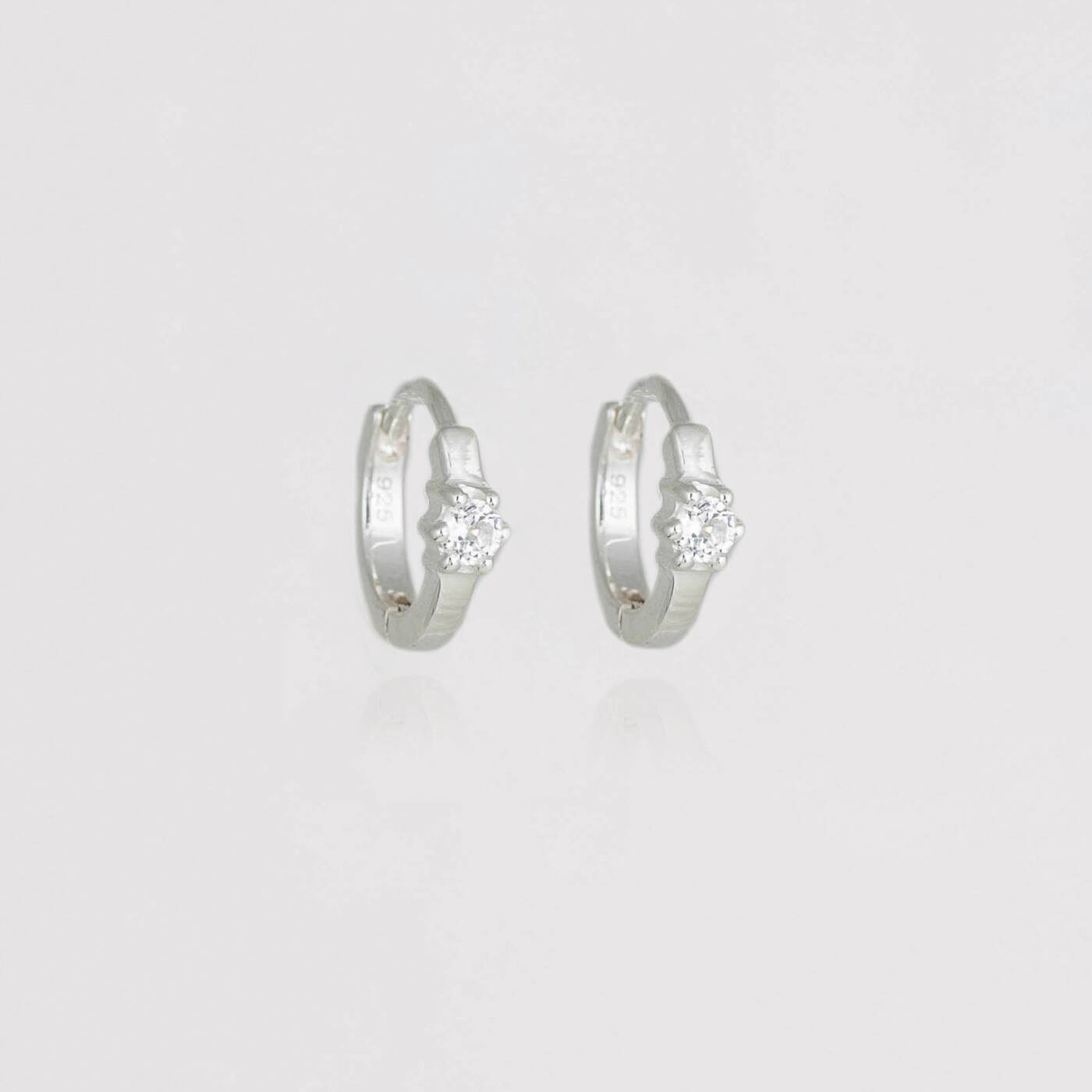 Mini Princess Hoops Silber