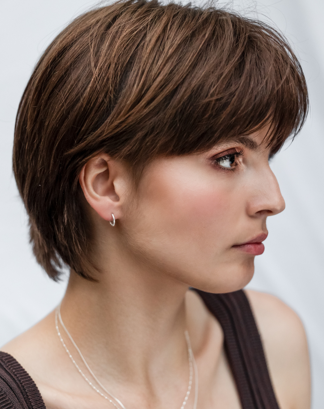 Beloved Twisted Small Hoops Silver