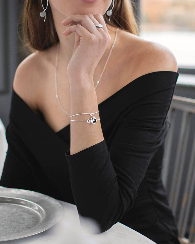 Gaias Grace single Armbänder Silber