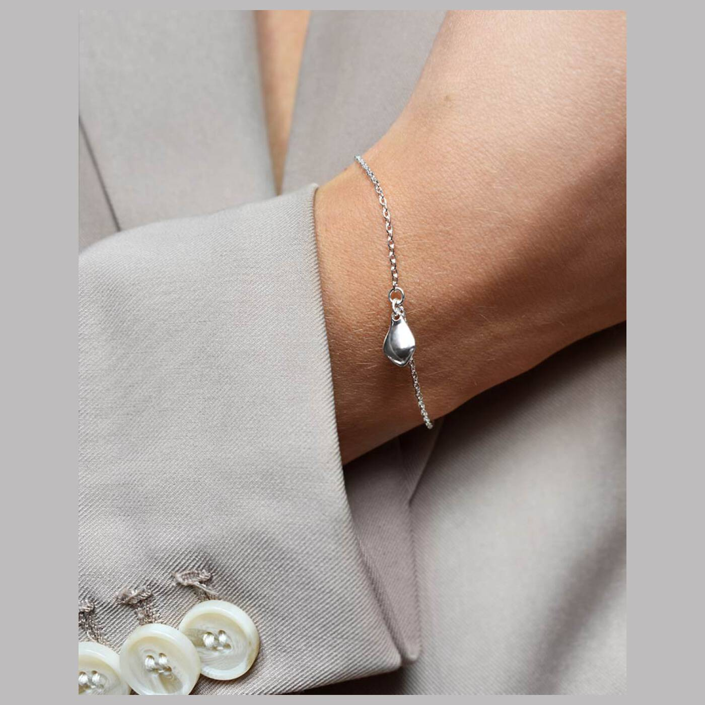 Gaias Grace drop Armbänder Silber