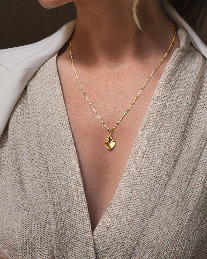 Gaias Grace single Halsketten Gold