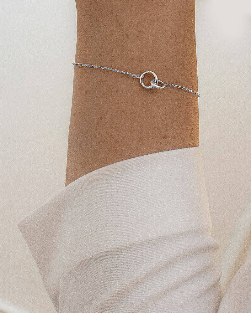 Les Amis drop Armbänder Silber