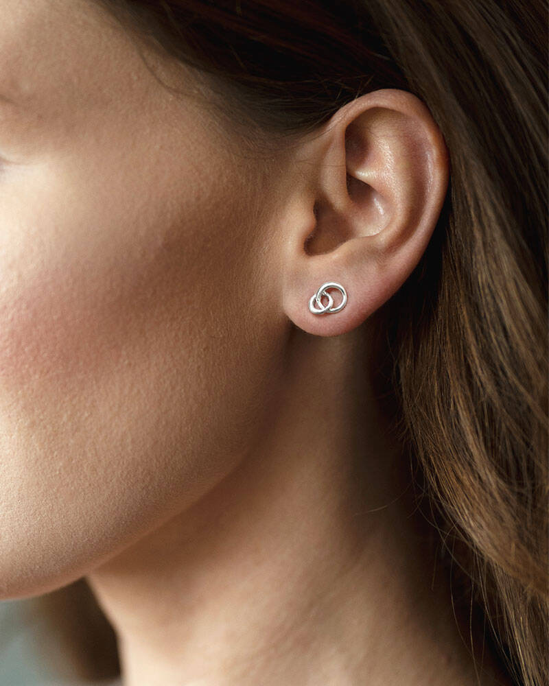 Les Amis drop Ohrring Silber