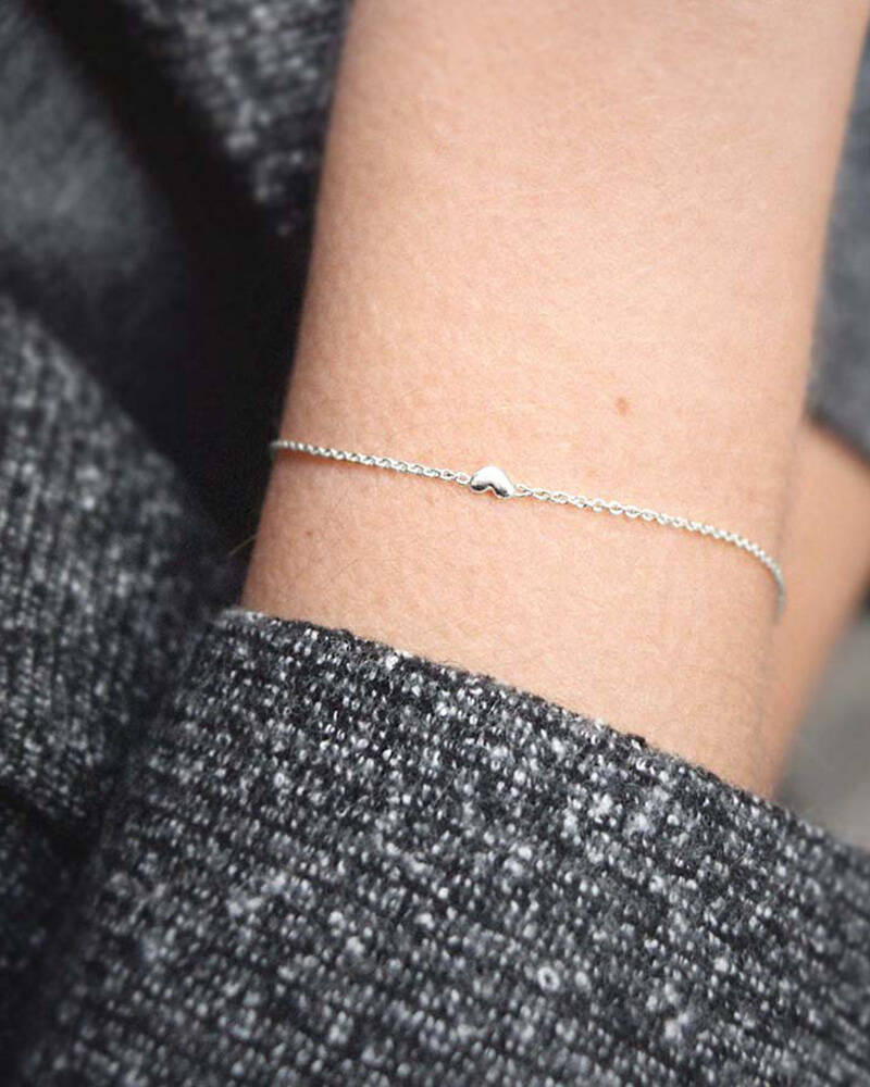 Loving Heart drop Armbänder Silber
