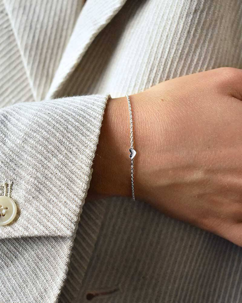 Loving Heart drop Armbänder Silber