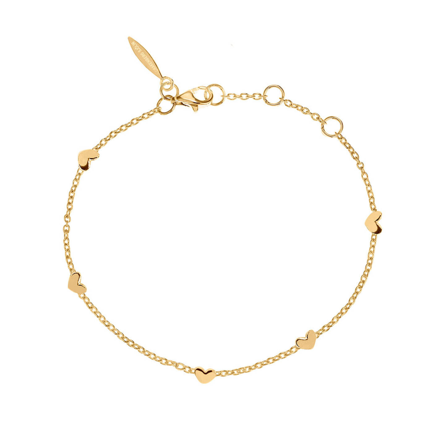 Loving heart drop full Armbänder Gold