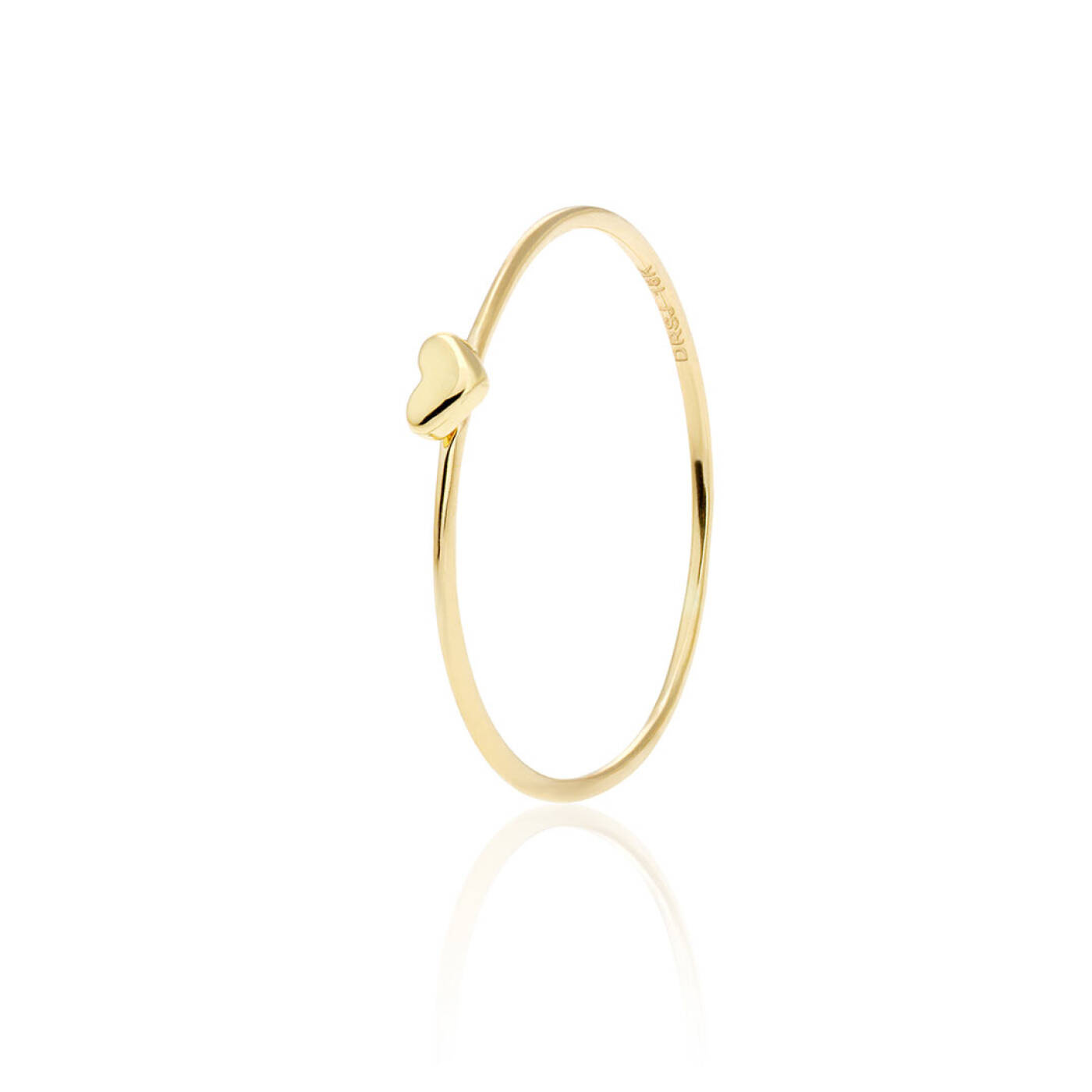 Loving Heart drop ring 16,5 gold