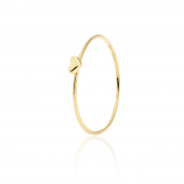 Loving Heart drop ring 16,5 gold Loving Heart drop ring 16,5 gold
