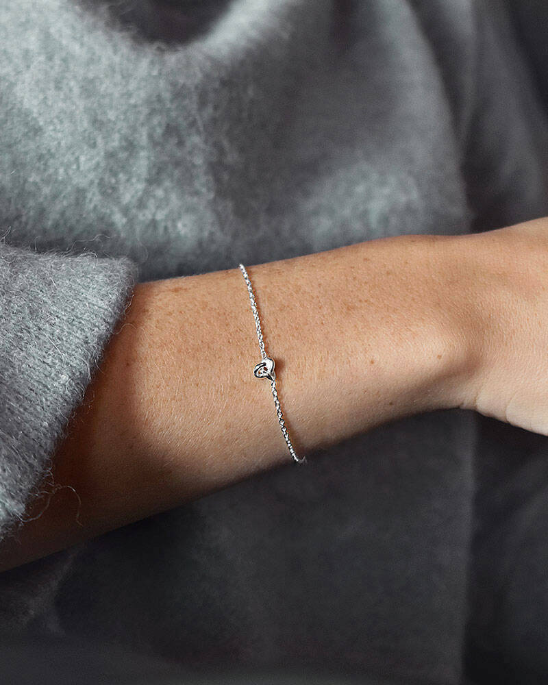 Le knot drop Armbänder Silber