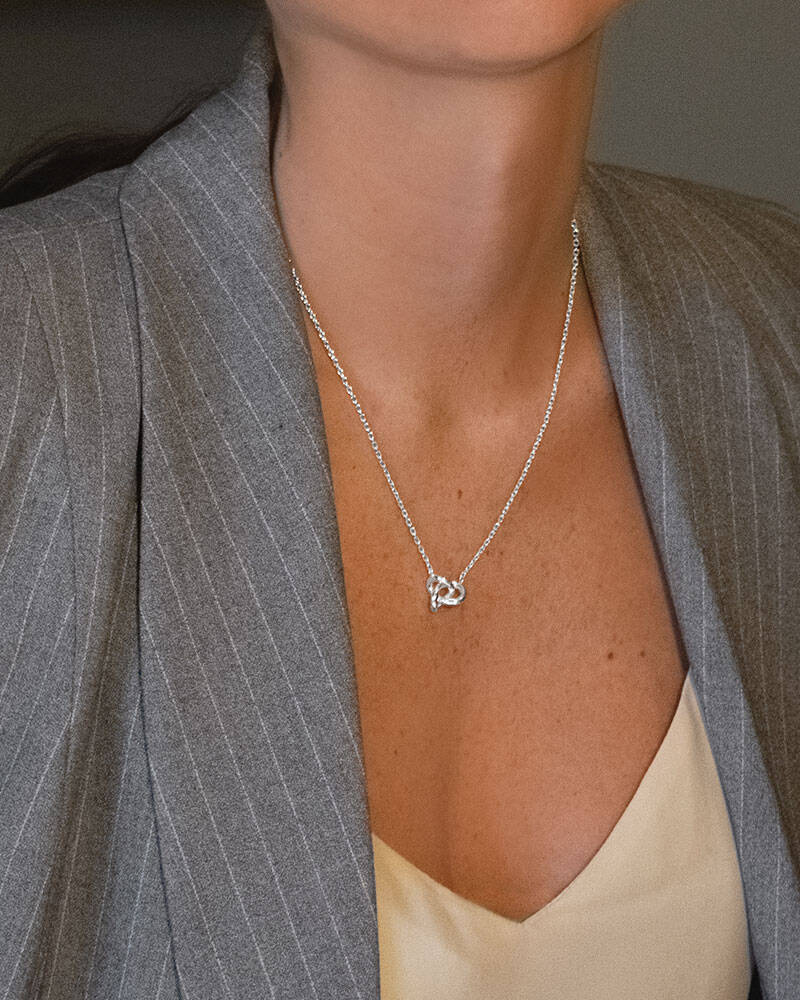 Le knot Halsketten Silber