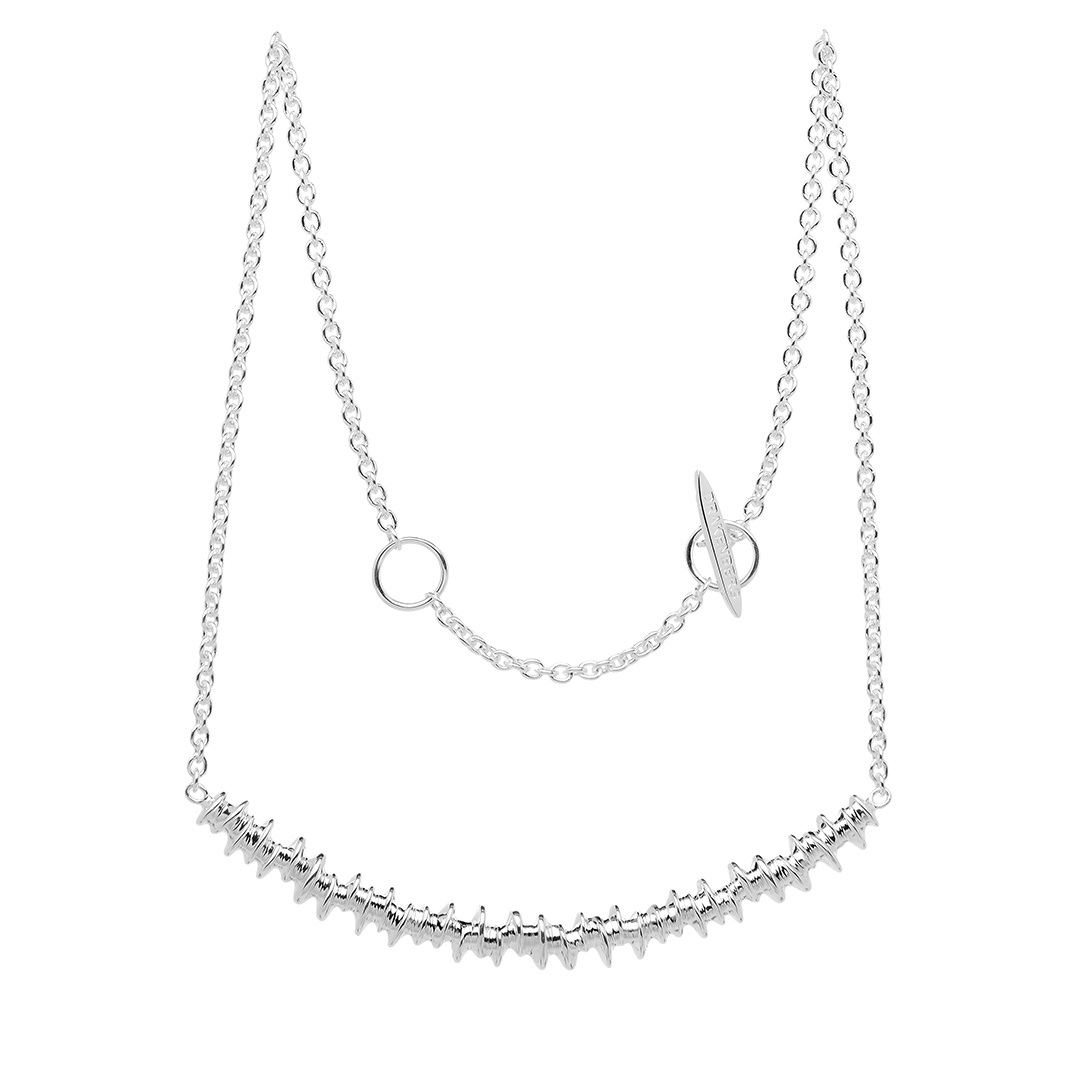 Les Roches grande necklace silver