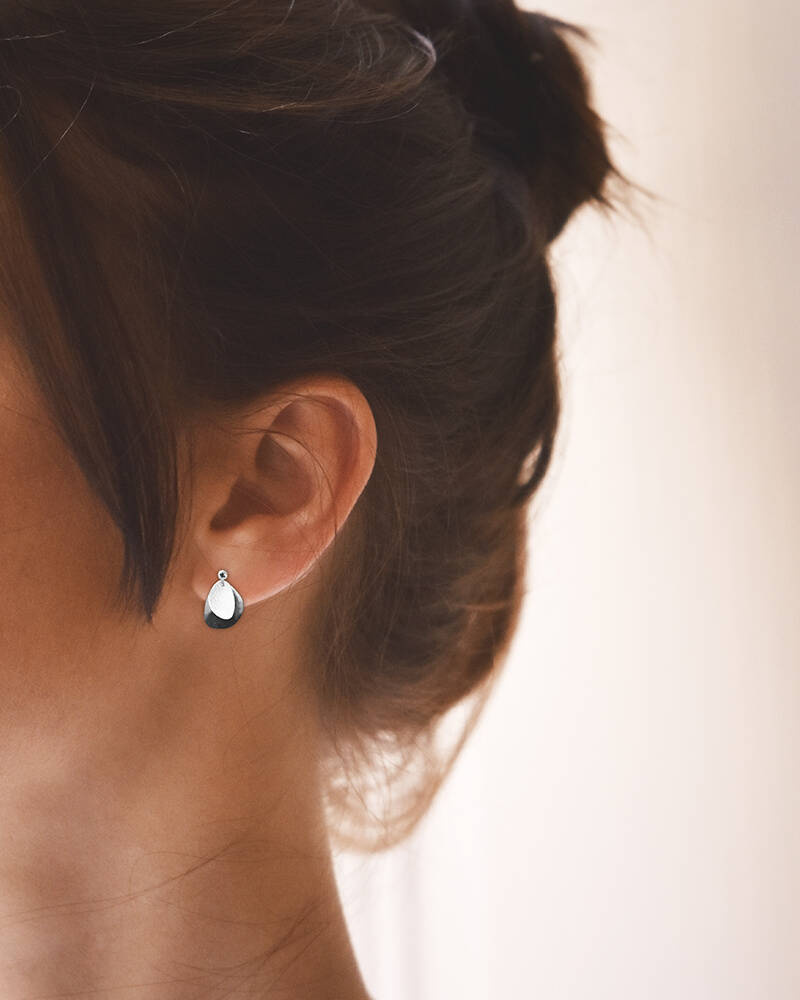 Lakeside drop Ohrring Silber