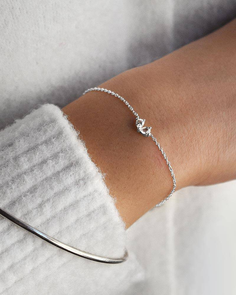 Love Heart Armbänder Silber