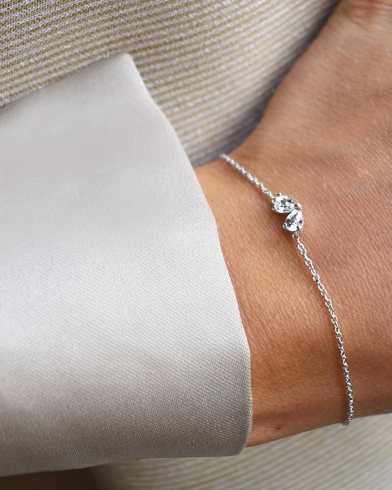 Love Heart Armbänder Silber