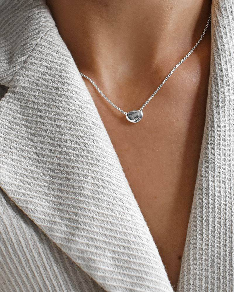 Morning Dew small Halsketten Silber