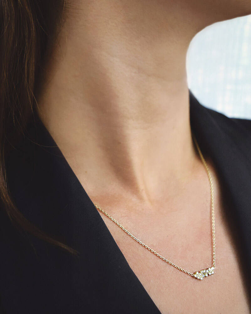 Milky Way single Halsketten Gold