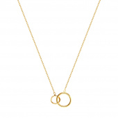 Mini Circle Halsketten (Gold) 40-45 cm