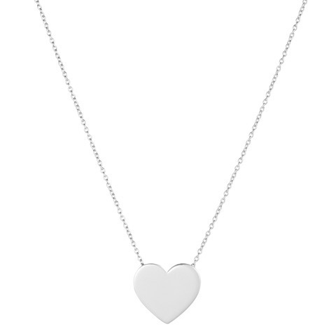 Heart Large Halsketten (Silber) 42 cm