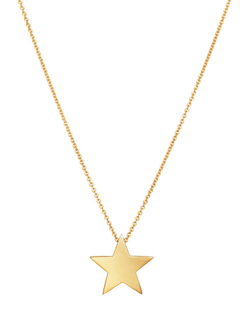 Star Large Halsketten (Gold) 42 cm