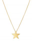 Star Large Halsketten (Gold) 42 cm