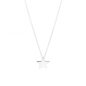 Star Large Halsketten (Silber) 42 cm