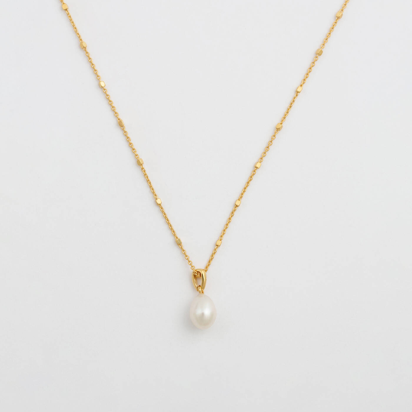 Treasure Single Pearl Halsketten Gold