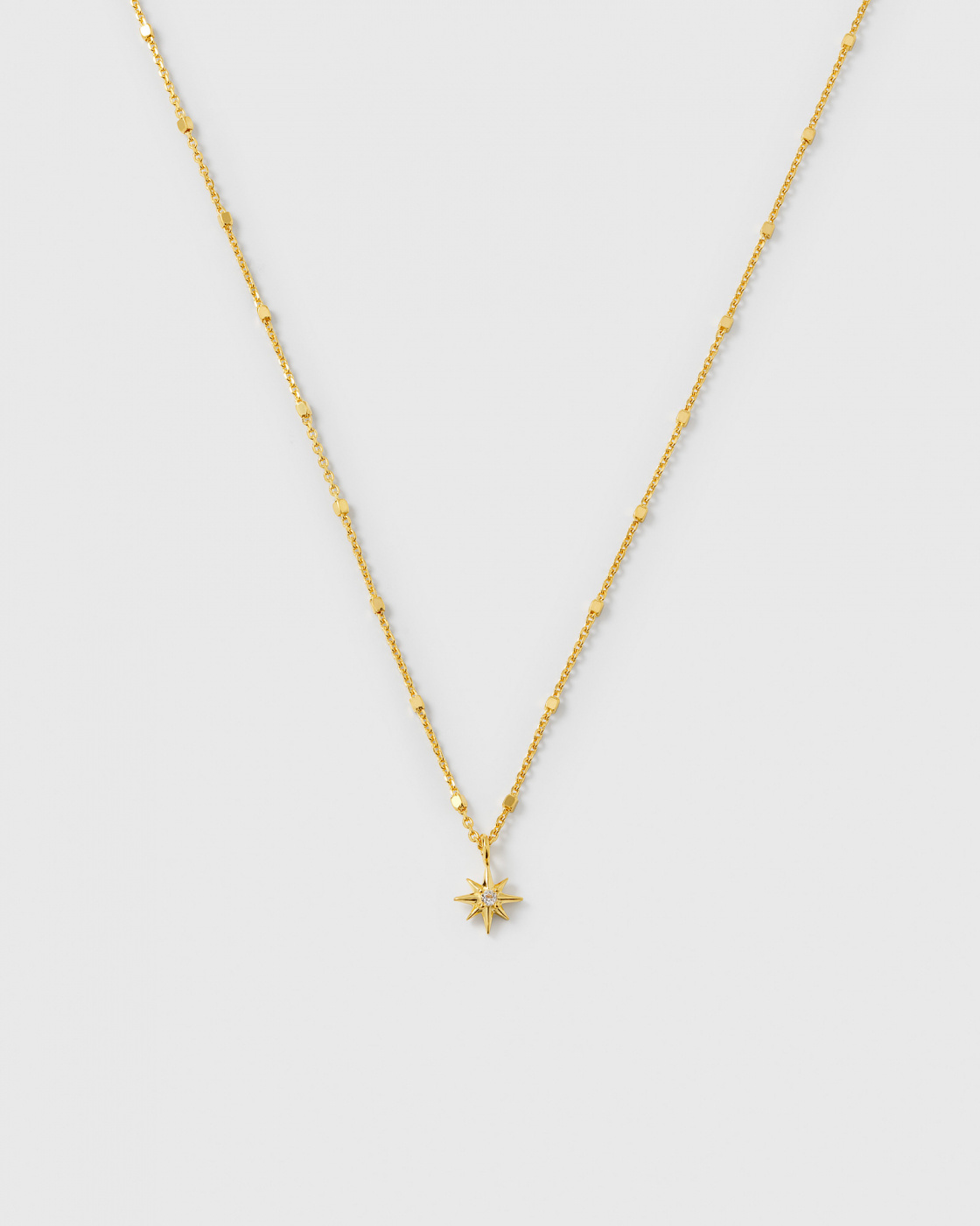 North Star Necklace Gold