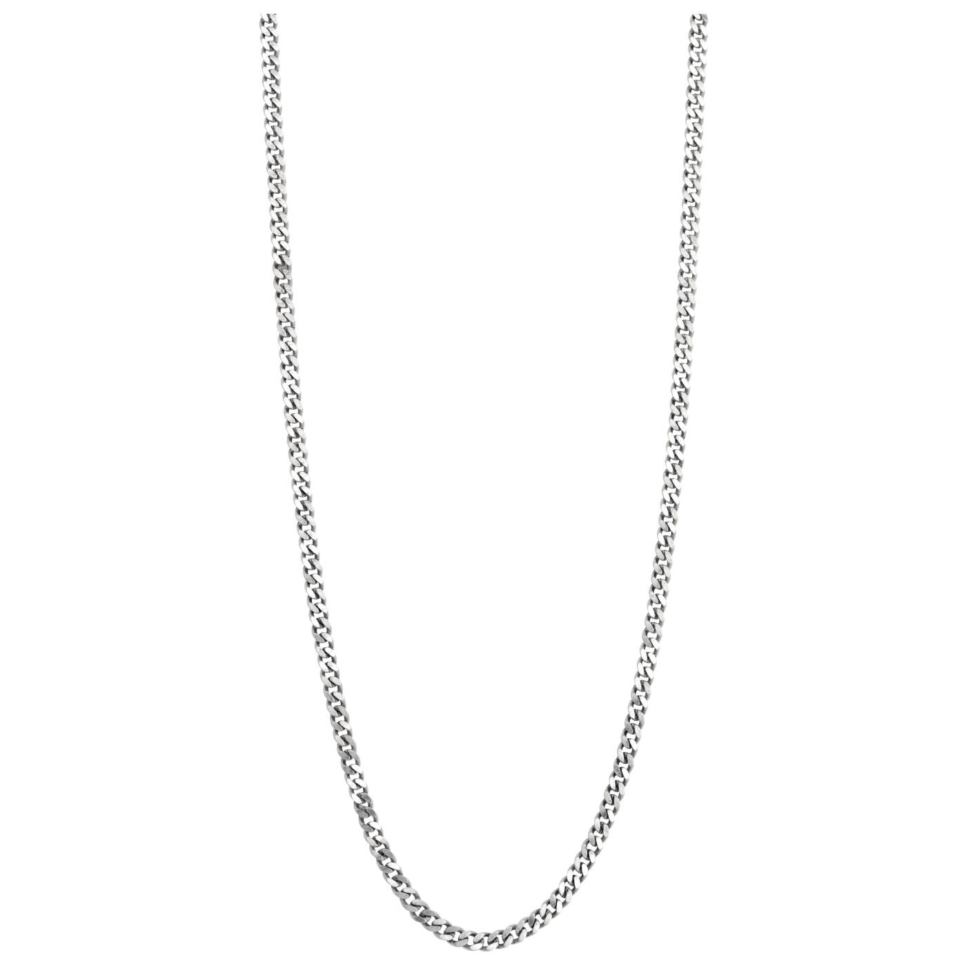 SilberHalsketten pansar. 50+5cm