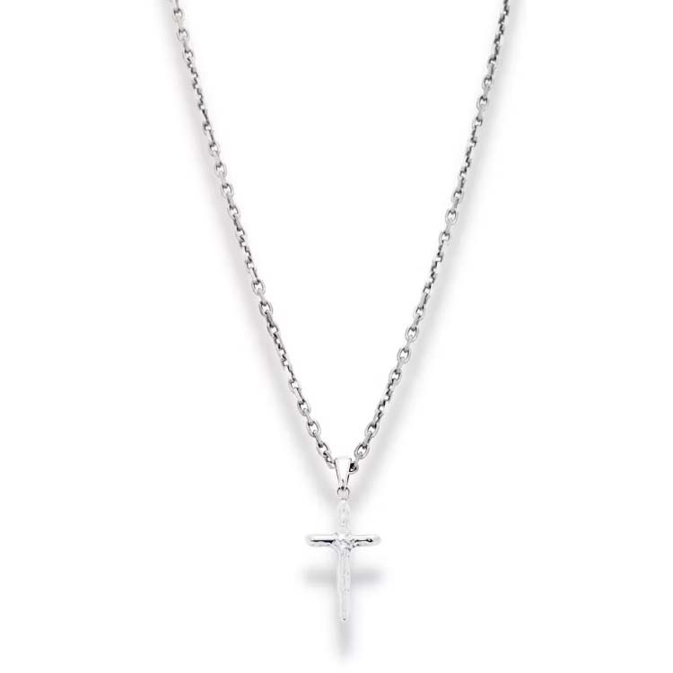 SilverHalsketten med hänge. 50+5cm