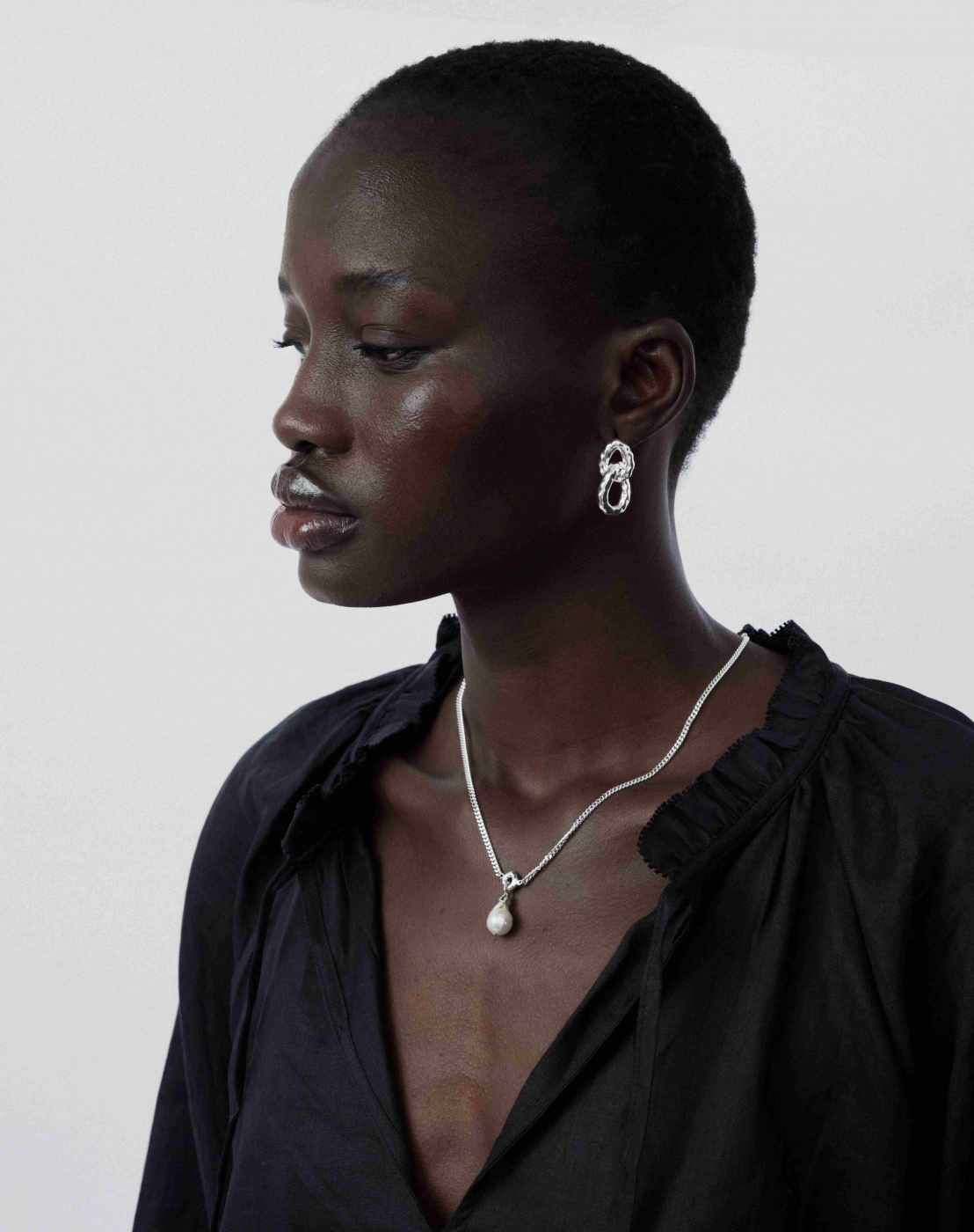 Mary Necklace Silver