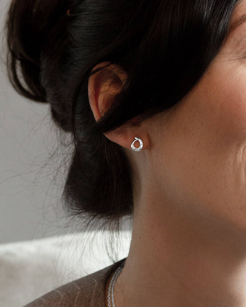 Ocean drop Ohrring Silber