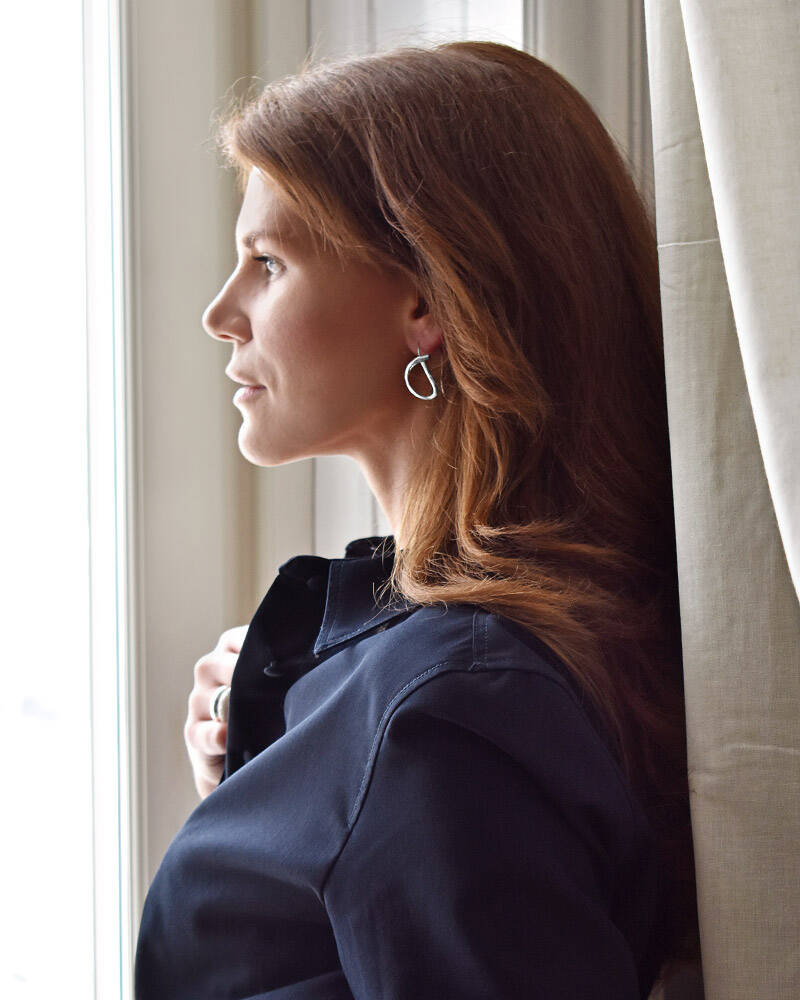 Ocean Ohrring Silber