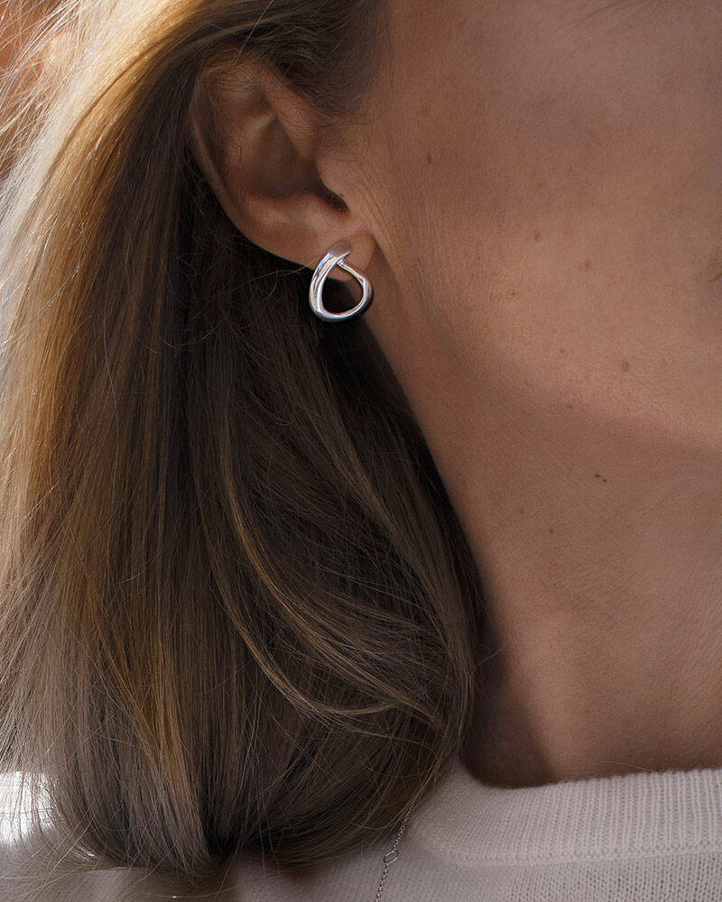 Ocean small Ohrring Silber