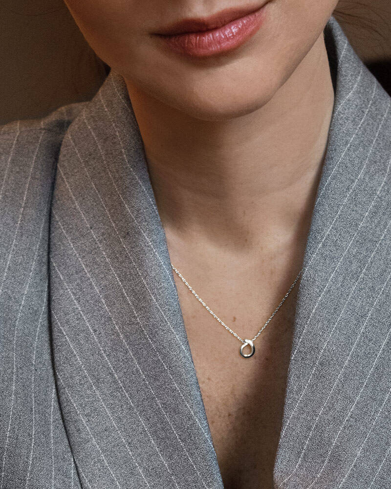 Ocean drop Halsketten Silber