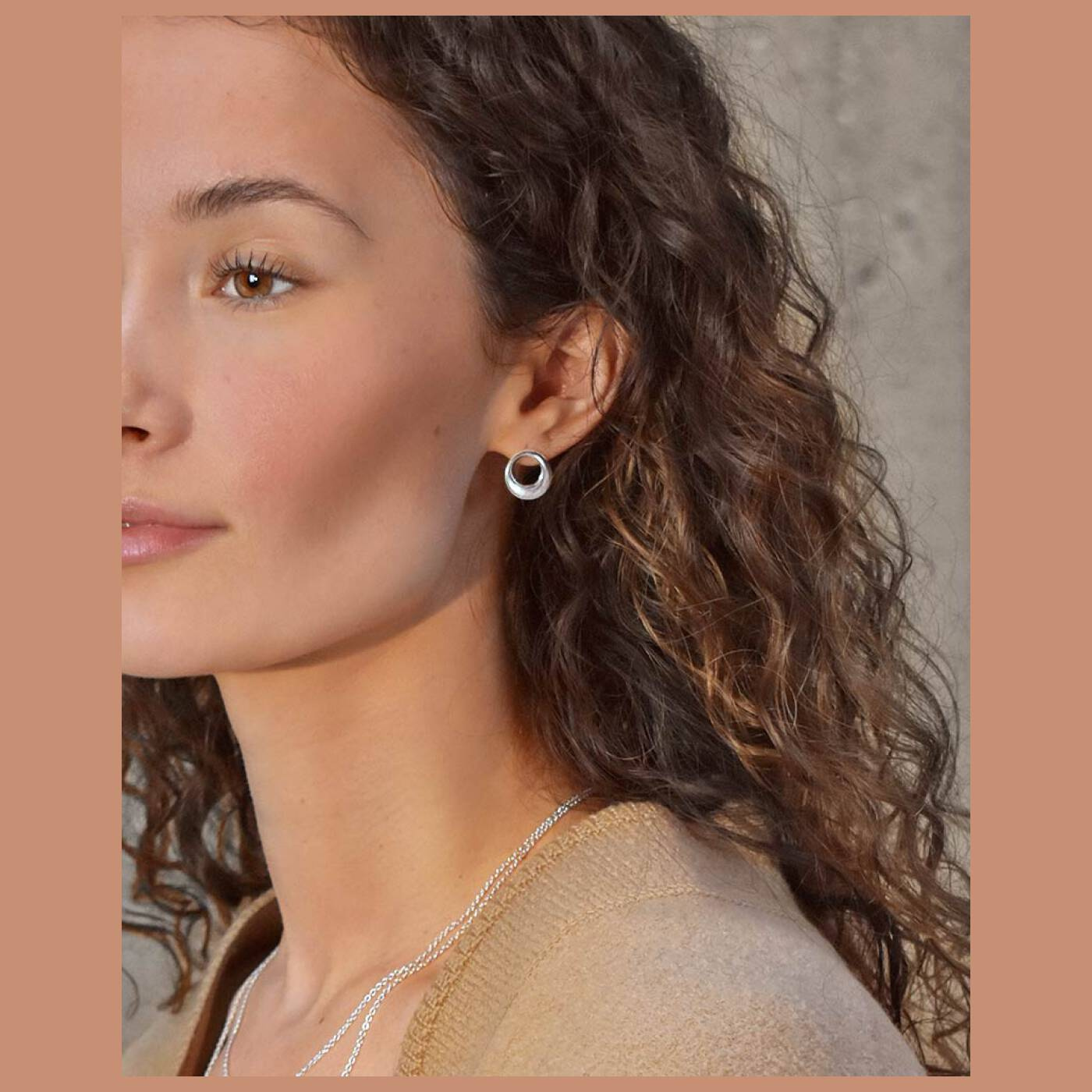 Orbit Ohrring Silber