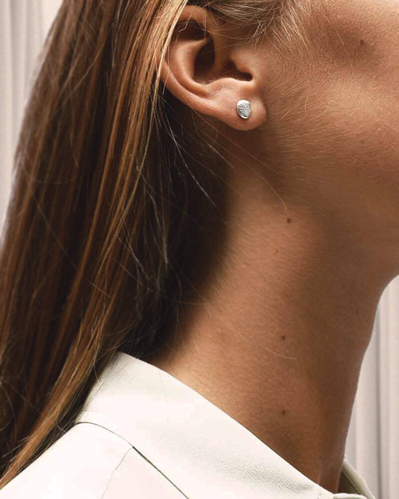 Pebbles Ohrring Silber