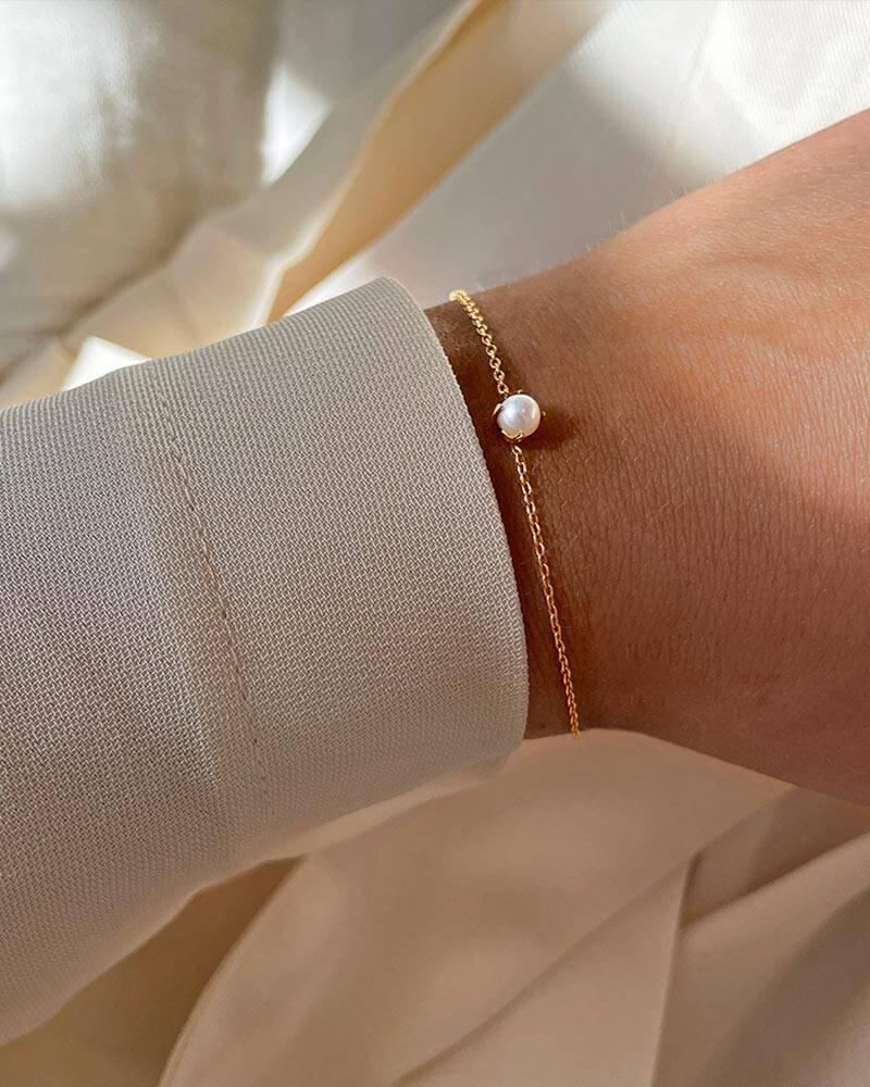 Petite Pearl Armbänder Gold