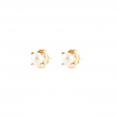 Petite Pearl Ohrring Gold