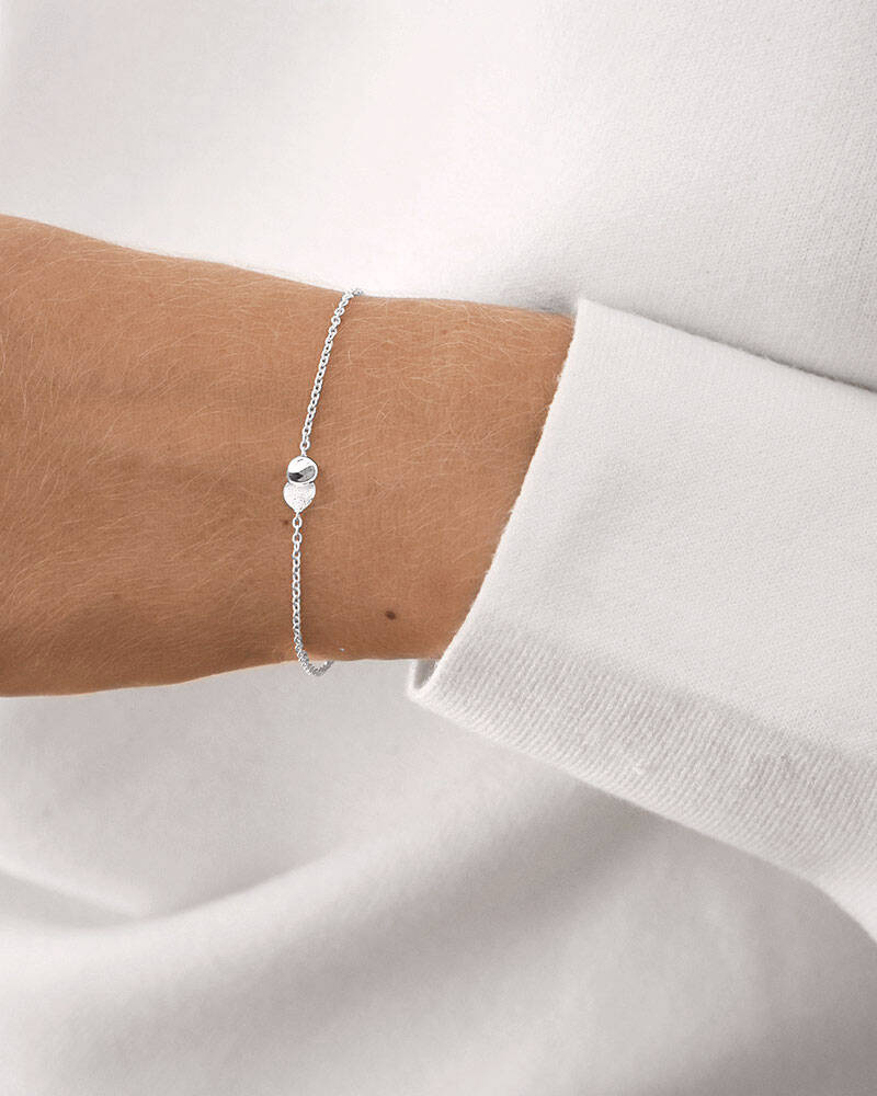 Rocky Shore drop Armbänder Silber