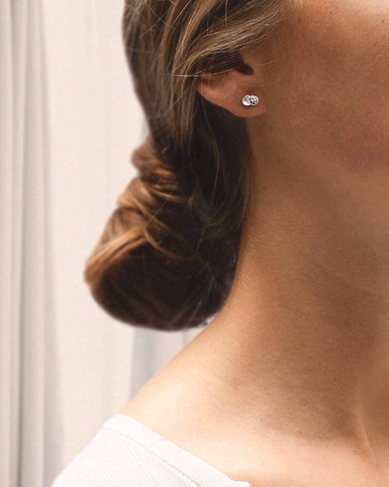 Rocky Shore drop Ohrring Silber