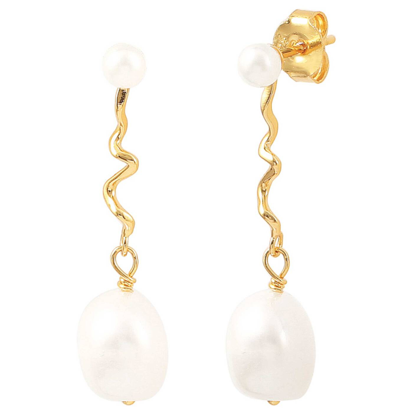 Alva stickers Ohrringe Gold