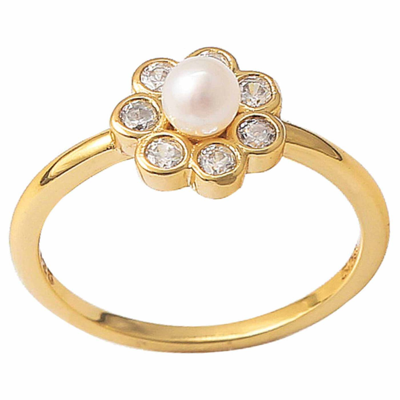 Aya flower ring Gold