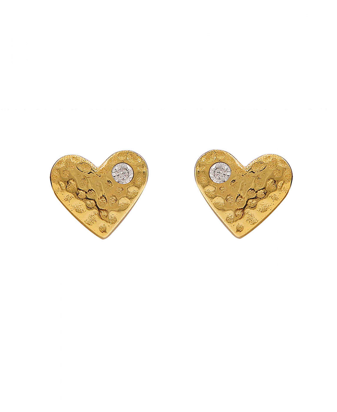 Mini heart earrings