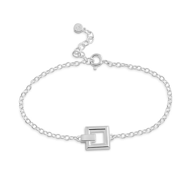 Detail Square Armbänder Silber