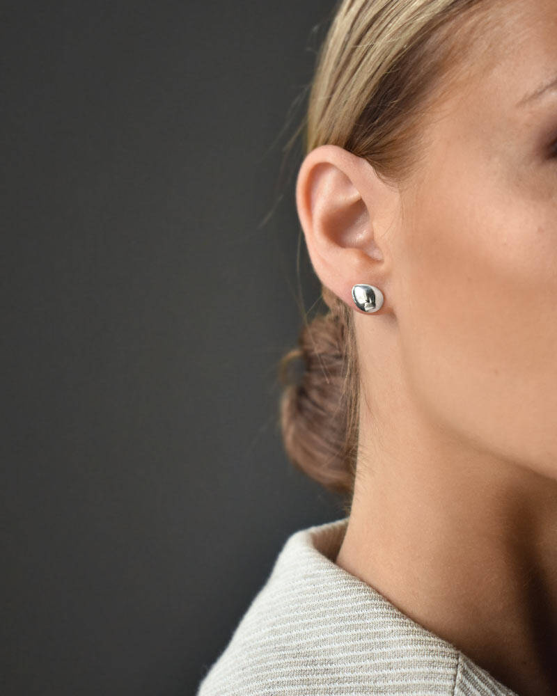 Stardust Ohrring polished Silber