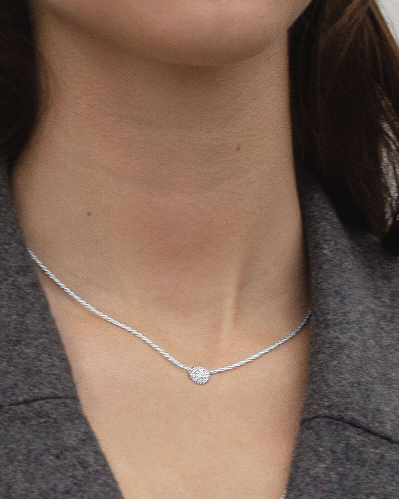 Stardust drop Halsketten Silber