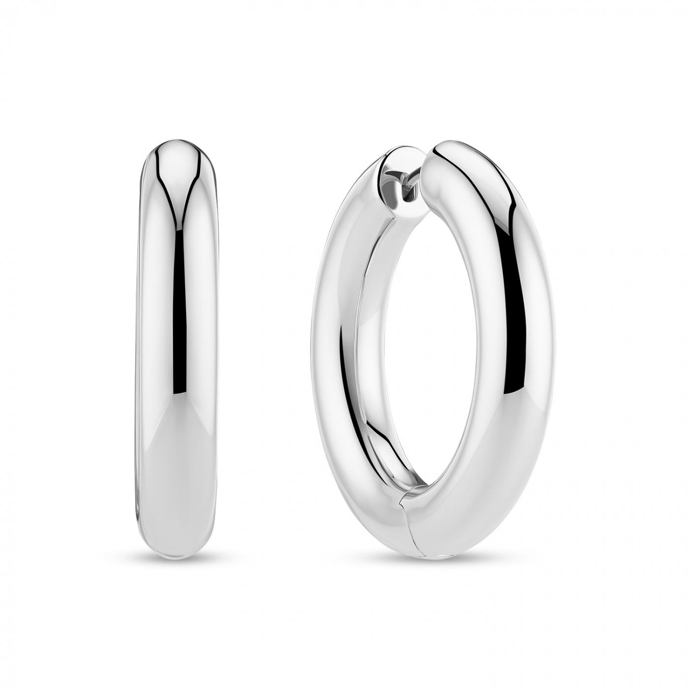 CARRARA X-GRANDE PIANURA EARRINGS Silver